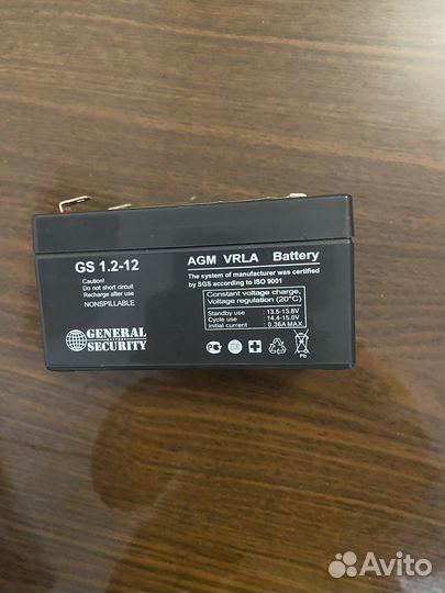 Аккумулятор General Security GS 1.2-12