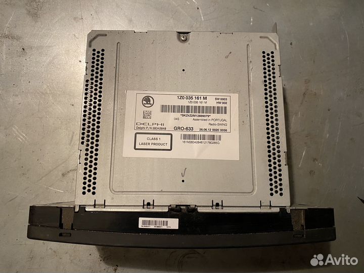 Штатная магнитола на skoda octavia a5