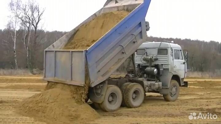 Услуги Камаз самосвал 15 т, Песок/Пгс/щебень