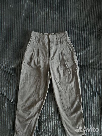 Брюки серые bershka