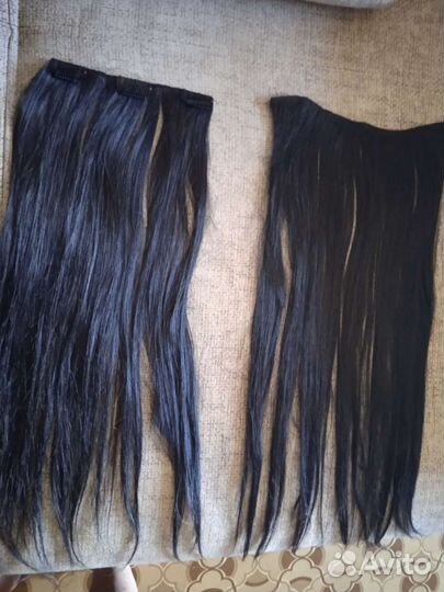 Волосы на прищепках