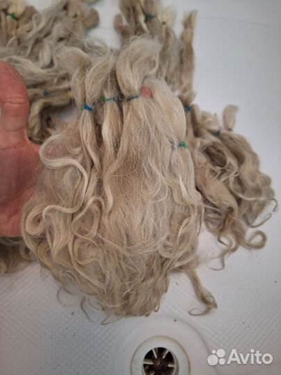 Локоны ангорской козы для кукольных волос