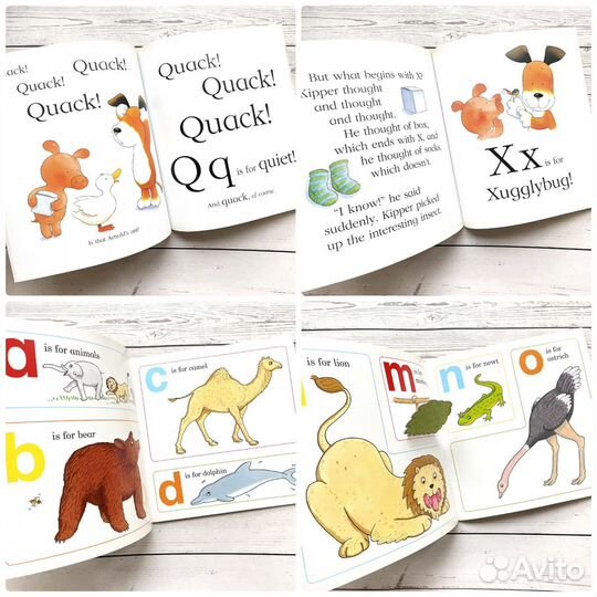 Детские книги на английском про алфавит