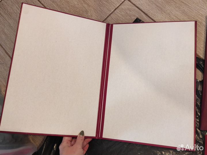 Папки жёсткие для поздравления