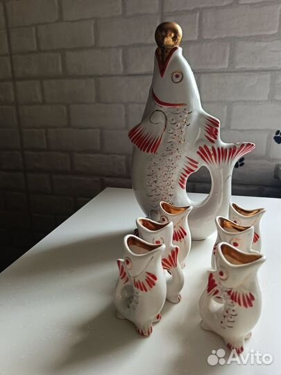 Рыба, фарфор СССР