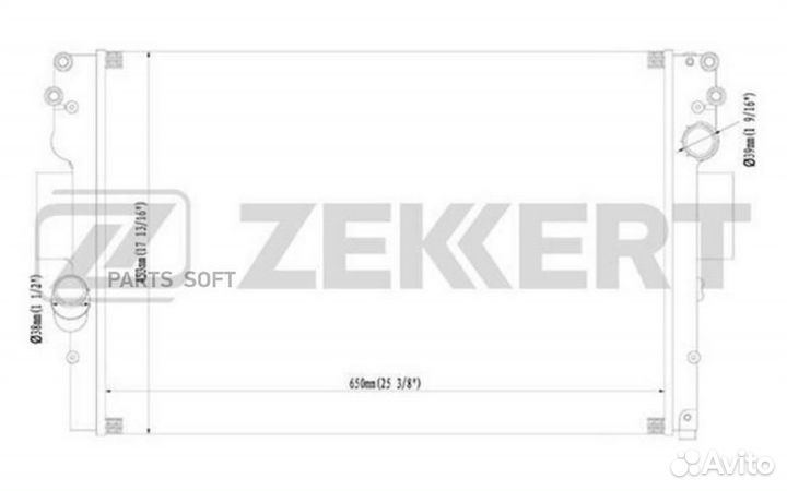 Радиатор охлаждения Ивеко Дайли III-V 02