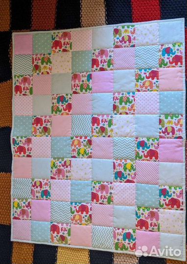 Лоскутное одеяло для девочки(пэчворк)
