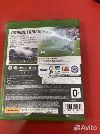 Игра для приставки xbox one fifa 15