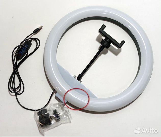 Новая Селфи лампа кольцевая 30см для сьёмок