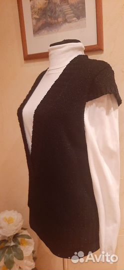 Жилет трикотажный с люрексом