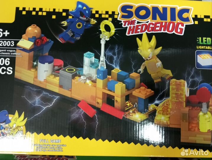 Лего наборы Sonic Hedgehog