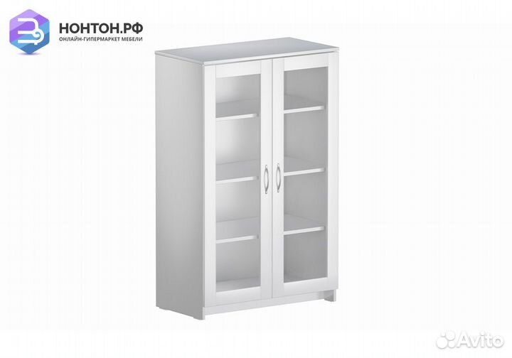 Шкаф-витрина Сириус белый