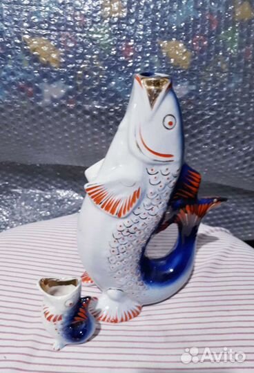 Фарфоровые статуэтки рыбки