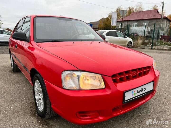 Hyundai Accent 1.5 AT, 2000, 192 991 км