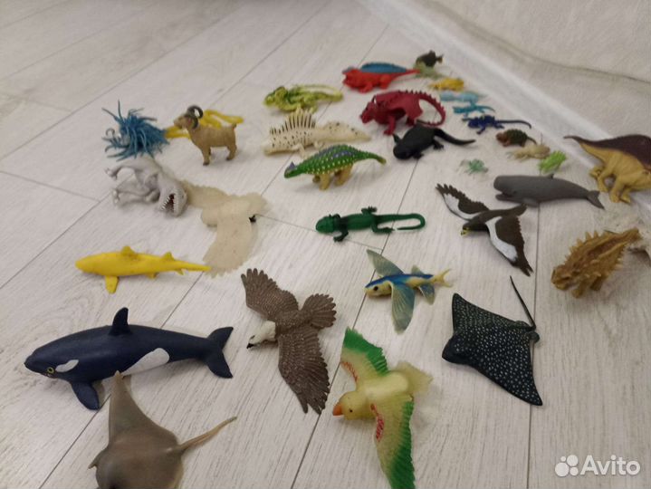 Резиновые игрушки животные