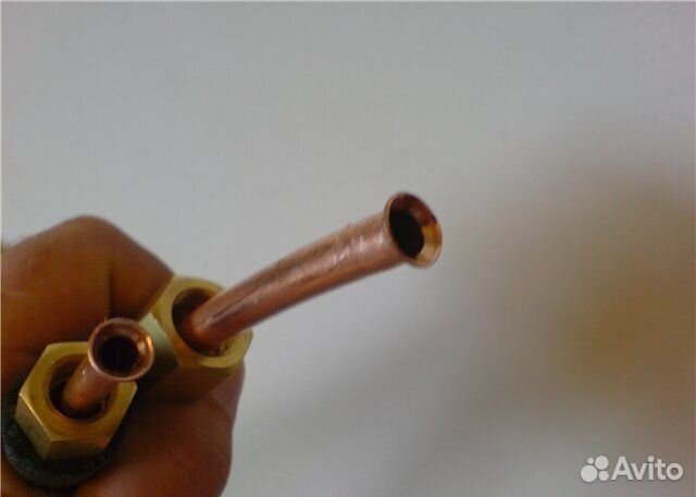 Изготовление медной трубы, вальцовка кондиционер