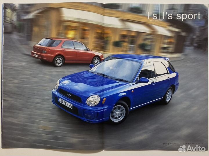 Дилерский каталог Subaru Impreza Wagon 2000