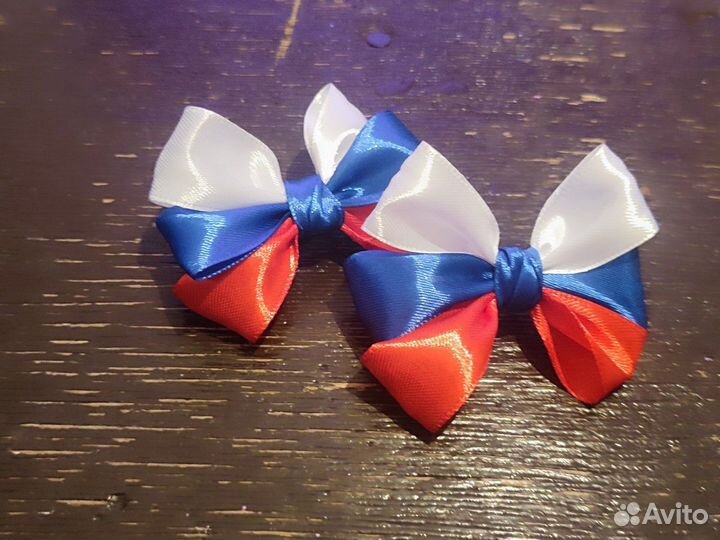 Резинка для волос триколор