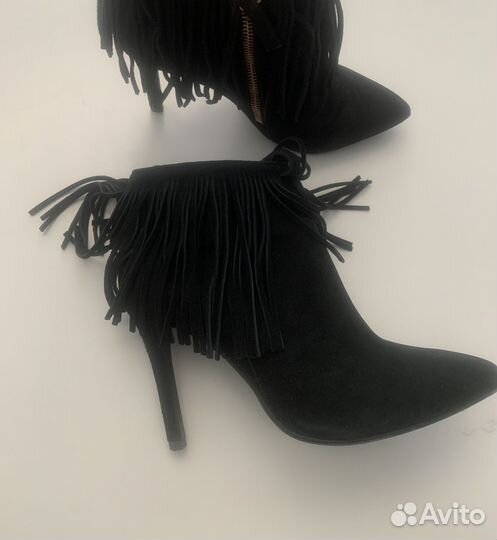 Ботильоны натуральная замша 38