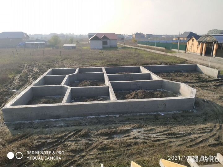 Заливаем фундамент