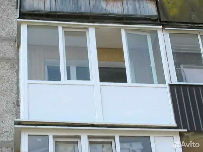 Балкон пластиковый с отделкой