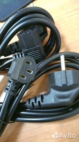 2 шт. Кабель питания C13 угловой, 3*0.75мм²