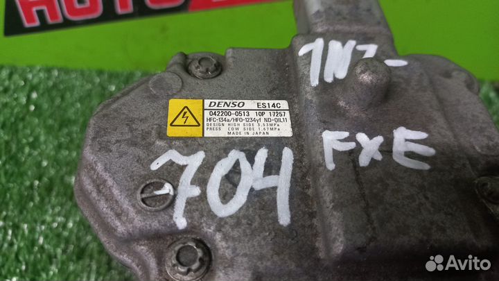 Компрессор кондиционера toyota NHP10 aqua 1NZ-FXE