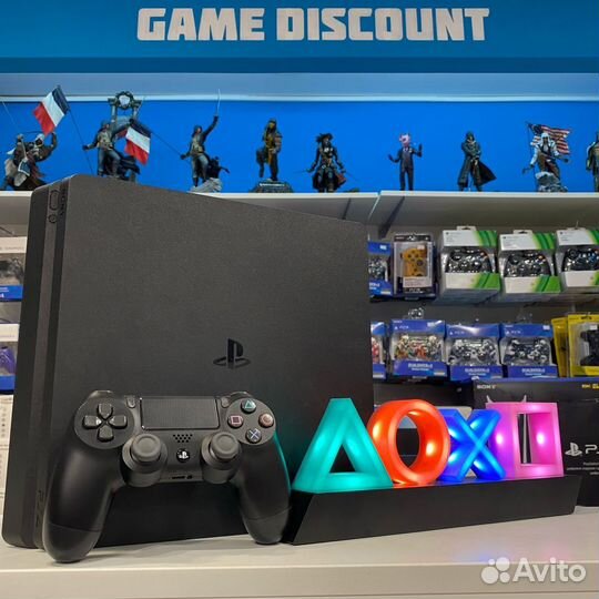 Sony PS4 Slim с супер быстрым SSD диском 1000GB