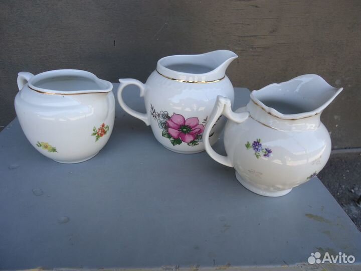 Молочники фарфор СССР