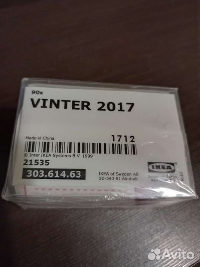 Винтер 2017, наклейки. Икеа