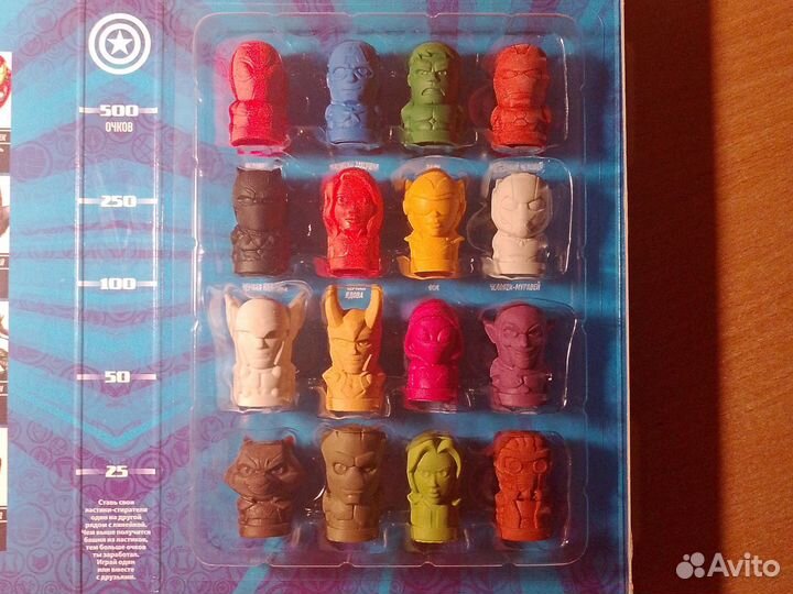 Набор ластиков(марвел), 2018 года