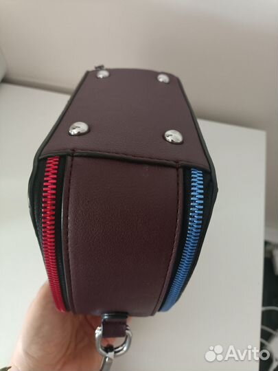 Сумка женская кроссбоди сливовая