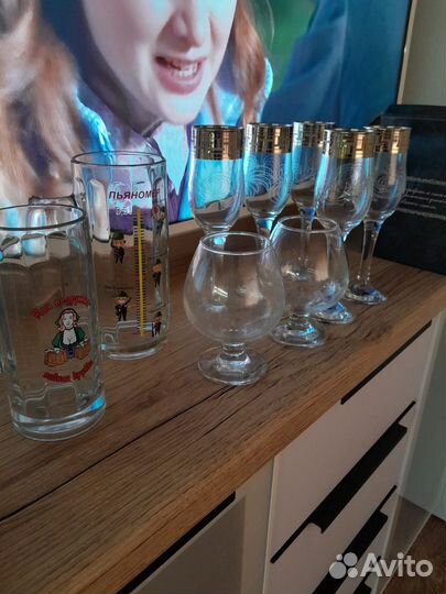 Фужеры и кружки