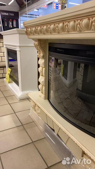 Широкий электрокамин Pierre Luxe lord