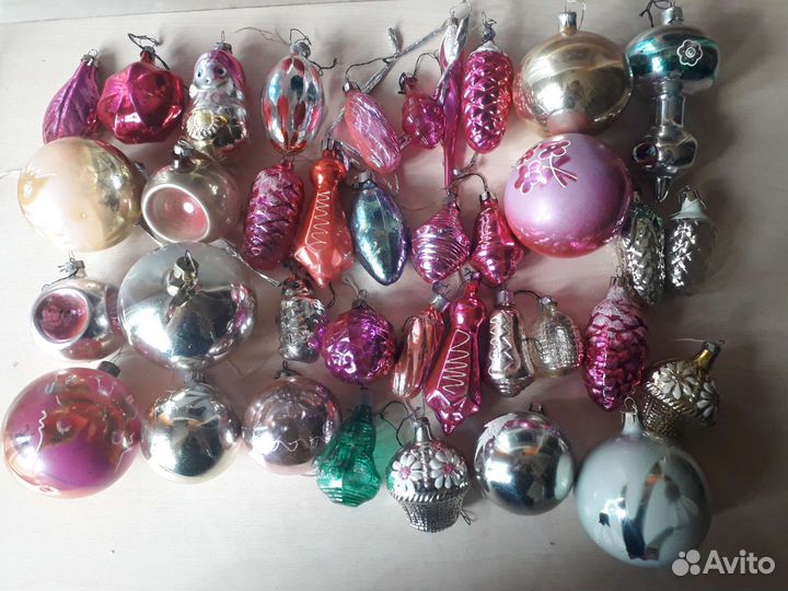 Новогодние ёлочные игрушки СССР