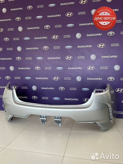 Бампер Задний Kia Rio (2020) / серебристый RHM