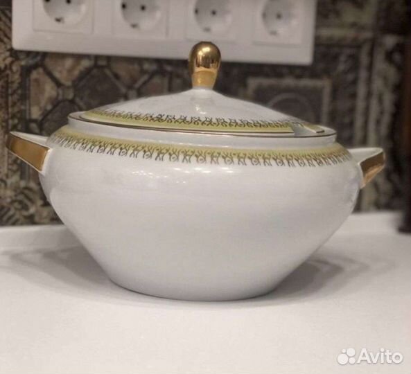 Фарфоровая супница eisenberg гдр