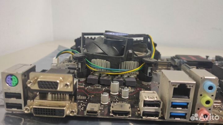 Связка мат.плата Asus,проц Core i5 7500,опер.16Gb