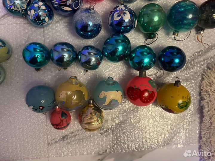 Елочные игрушки СССР и гдр шары