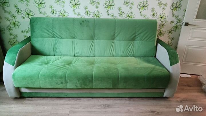 Диван книжка Феникс зеленый