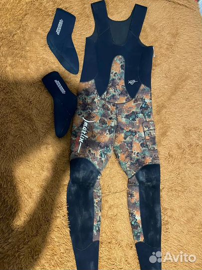 Гидрокостюм для подводной охоты 7мм