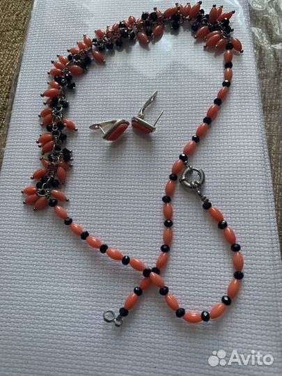 Колье и серьги