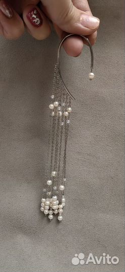 Кафф с жемчугом