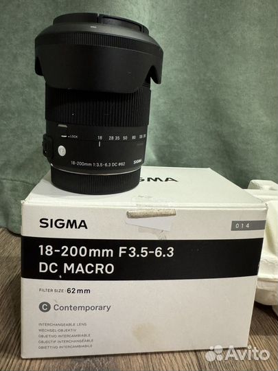Новый Sigma macro 18-200mm f3.5-6.3