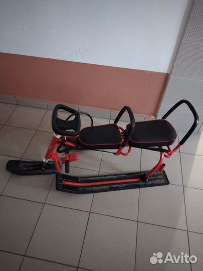 Снегокат для двоих бу