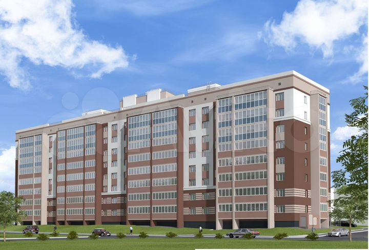 2-к. квартира, 70,3 м², 2/8 эт.