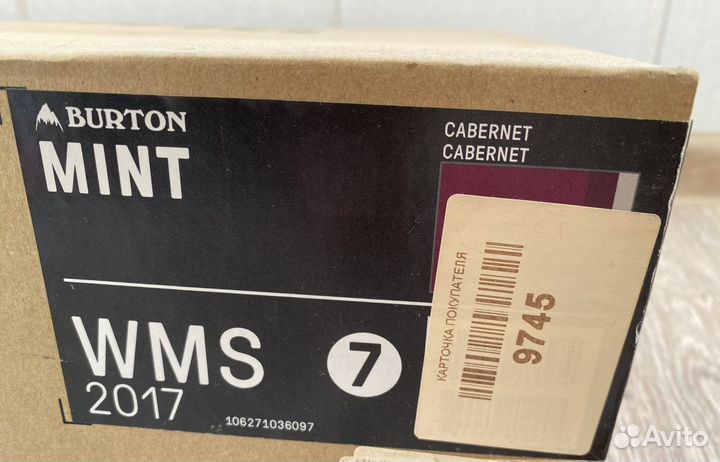 Ботинки для сноуборда женские burton 37