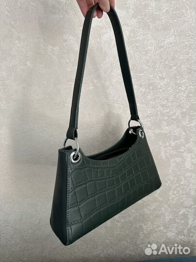 Сумка из эко кожи под крокодила