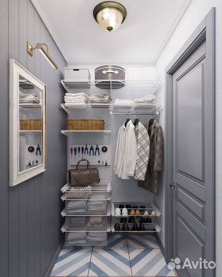 Гардеробная система в прихожую комнату Titan GS