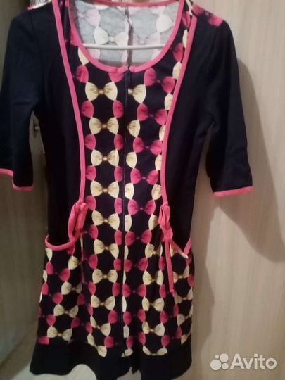 Трикотажный женский халат